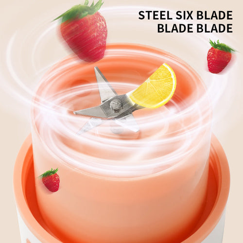 Kitchen Electric Juicer USB Charging Wireless Juices Blender Fruit
