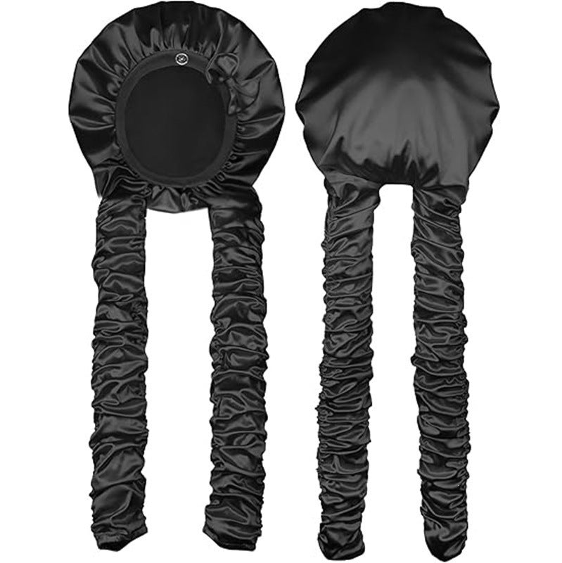 Satin Sleep Cap with Bow